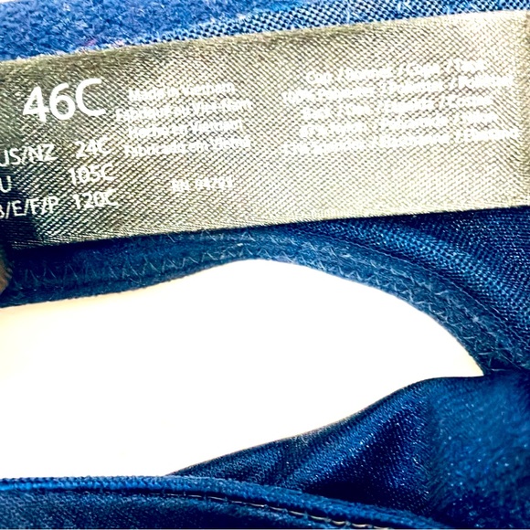 Dominique Intimate Apparel Midnight Blue Bra 46C - Picture 4 of 7